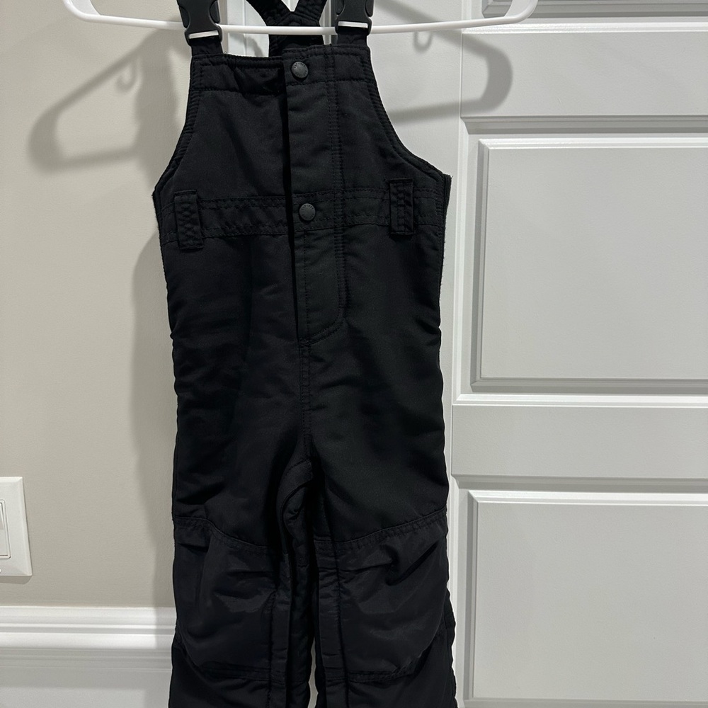 BabyGap black snow bib overalls size 2T